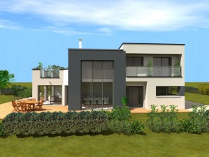 Maison style contemporain, moderne